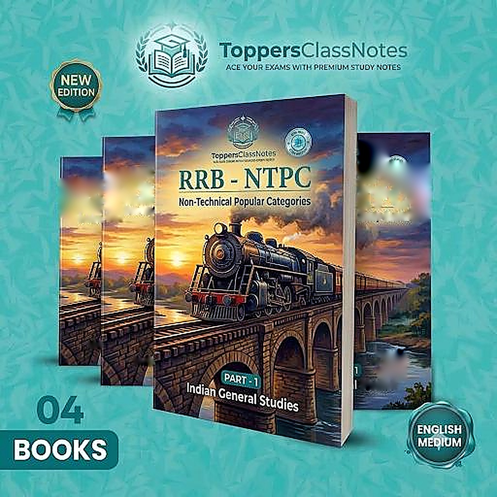 ToppersClassNotes тАФ RRB NTPC Complete Study Material (English Medium)