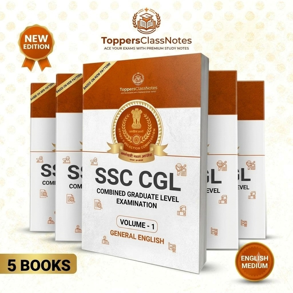 ToppersClassNotes — SSC CGL & CHSL Complete Handwritten Notes (English Medium)